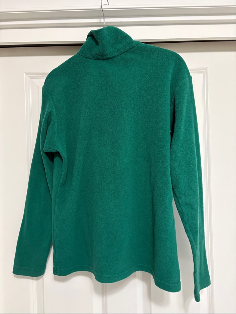 Patagonia green fleece pullover quarter-zip jacket women’s Med. - Picture 5 of 5